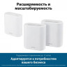 Бесшовный Mesh роутер ASUS EBM68, AX7800, белый, 2 шт. в комплекте [ebm68 (w-2-pk)]