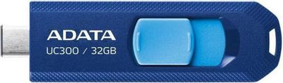 Флешка USB (Type-C) A-Data UC300 32ГБ, USB3.2, синий и голубой [acho-uc300-32g-rnb/bu]