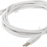 Кабель-удлинитель USB2.0 NingBo USB A(m) - USB A(f), 3м, серый