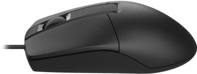 Мышь A4TECH OP-335S, оптическая, проводная, USB, черный