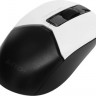 Мышь A4TECH Fstyler FB12, оптическая, беспроводная, USB, белый и черный [fb12 panda]