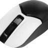 Мышь A4TECH Fstyler FB12, оптическая, беспроводная, USB, белый и черный [fb12 panda]