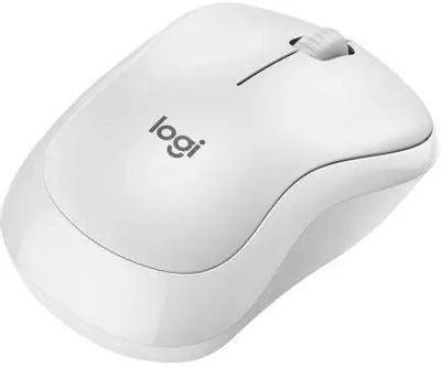 Мышь Logitech M240 Silent, оптическая, беспроводная, белый [910-007079]