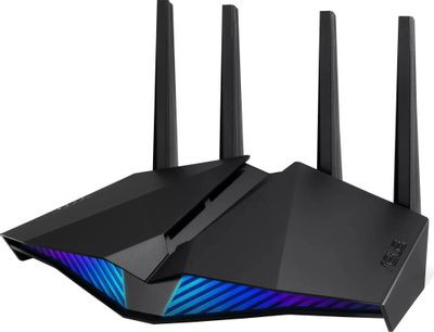 Wi-Fi роутер ASUS DSL-AX82U, AX5400, VDSL2/ADSL2+, черный