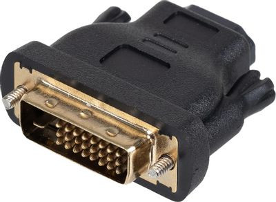 Переходник HDMI (f) - DVI-D (m), GOLD [adapter dvi-hdmi]
