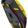 Мышь A4TECH Bloody W70 Max Punk, игровая, оптическая, проводная, USB, желтый и черный