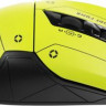 Мышь A4TECH Bloody W70 Max Punk, игровая, оптическая, проводная, USB, желтый и черный