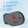 Мышь Oklick 504MW, оптическая, беспроводная, USB, черный и серый [2004736]