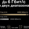 Wi-Fi роутер MERCUSYS MR90X, AX6000, черный