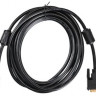 Кабель Buro HDMI (m) - DVI-D (m), GOLD , ферритовый фильтр , 5м, черный [hdmi-19m-dvi-d-5m]