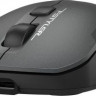 Мышь A4TECH Fstyler FB26CS Air2, оптическая, беспроводная, USB, серый и черный [fb26cs air2 smoky grey]