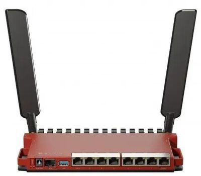 Wi-Fi роутер MIKROTIK L009UiGS-2HaxD-IN, AX600, красный
