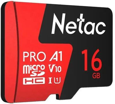 Карта памяти microSDHC UHS-I U1 NETAC P500 Extreme Pro 16 ГБ, 90 МБ/с, Class 10, NT02P500PRO-016G-S, 1 шт., без адаптера