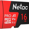 Карта памяти microSDHC UHS-I U1 NETAC P500 Extreme Pro 16 ГБ, 90 МБ/с, Class 10, NT02P500PRO-016G-S, 1 шт., без адаптера