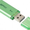 Флешка USB Silicon Power Helios 101 8ГБ, USB2.0, зеленый [sp008gbuf2101v1n]