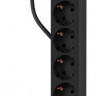 Сетевой фильтр Defender DFS 153, 3м, черный [99495]