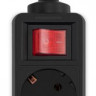 Сетевой фильтр Defender DFS 153, 3м, черный [99495]