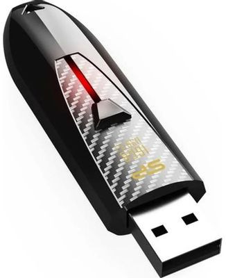 Флешка USB Silicon Power Blaze B25 16ГБ, USB3.0, черный [sp016gbuf3b25v1k]