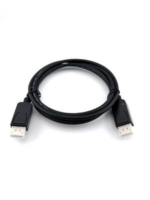 Кабель Display Port V1.2, DisplayPort (m) (прямой) - DisplayPort (m) (прямой), GOLD , 2м, черный