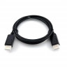 Кабель Display Port V1.2, DisplayPort (m) (прямой) - DisplayPort (m) (прямой), GOLD , 2м, черный