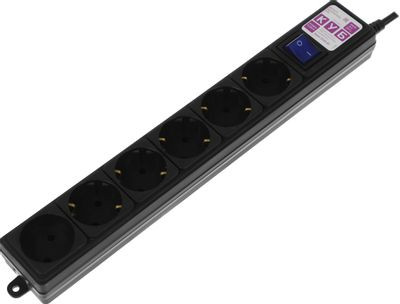 Сетевой фильтр Philips CHP2135BB/51, 3м, черный