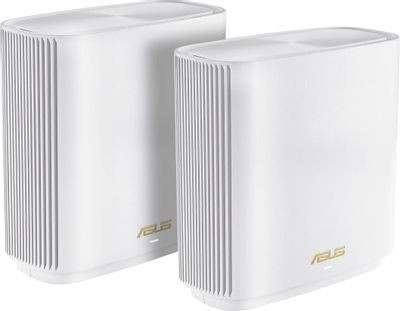 Бесшовный Mesh роутер ASUS ZenWiFi XT9 (W-2-PK), AX7800, белый, 2 шт. в комплекте