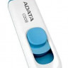 Флешка USB A-Data Classic C008 16ГБ, USB2.0, белый и синий [ac008-16g-rwe]