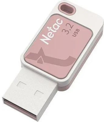 Флешка USB NETAC UA31 256ГБ, USB3.2, розовый [nt03ua31n-256g-32pk]