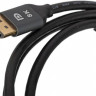 Кабель Display Port Ultra HD, DisplayPort (m) - DisplayPort (m), GOLD , 2м, пакет, черный