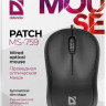 Мышь Defender Patch MS-759, оптическая, проводная, USB, черный [52759]