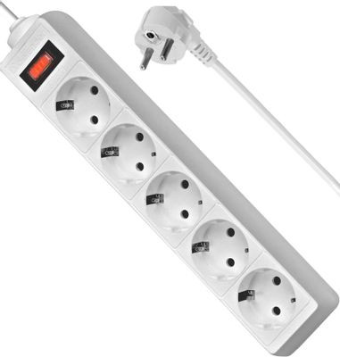 Сетевой фильтр Philips CHP2145WC/51, 5м, белый