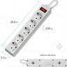 Сетевой фильтр Philips CHP2145WC/51, 5м, белый