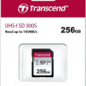 Карта памяти SDXC UHS-I U3 Transcend 256 ГБ, 100 МБ/с, Class 10, TS256GSDC300S, 1 шт., без адаптера