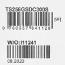 Карта памяти SDXC UHS-I U3 Transcend 256 ГБ, 100 МБ/с, Class 10, TS256GSDC300S, 1 шт., без адаптера