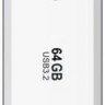 Флешка USB Silicon Power Blaze B32 64ГБ, USB3.0, белый и синий [sp064gbuf3b32v1w]