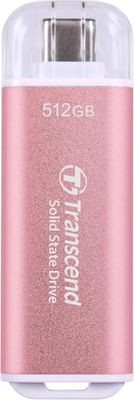 Внешний диск SSD Transcend ESD300 TS512GESD300P, 512ГБ, розовый
