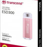 Внешний диск SSD Transcend ESD300 TS512GESD300P, 512ГБ, розовый
