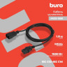 Кабель-удлинитель питания Buro IEC C13 (прямой) - IEC C14 (прямой), 1.8м, черный [an23-1008]
