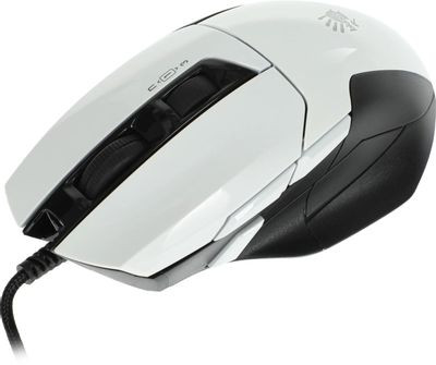 Мышь A4TECH Bloody W70 Max, игровая, оптическая, проводная, USB, белый и черный [w70 max (panda white)]