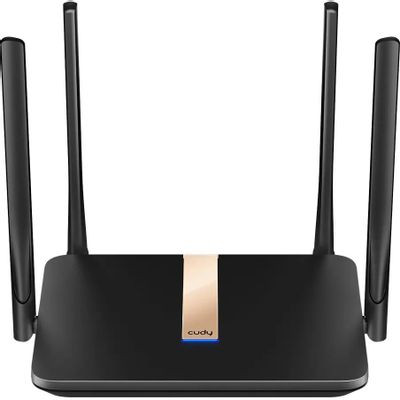 Wi-Fi роутер CUDY LT500D, AC1200, черный
