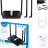 Wi-Fi роутер CUDY LT500D, AC1200, черный