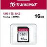 Карта памяти SDHC UHS-I U1 Transcend 16 ГБ, 95 МБ/с, Class 10, TS16GSDC300S, 1 шт., без адаптера