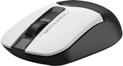 Мышь A4TECH Fstyler FG12S Panda, оптическая, беспроводная, USB, белый и черный