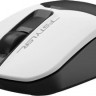 Мышь A4TECH Fstyler FG12S Panda, оптическая, беспроводная, USB, белый и черный