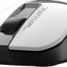 Мышь A4TECH Fstyler FG12S Panda, оптическая, беспроводная, USB, белый и черный