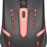 Мышь Defender Hit MB-601, игровая, оптическая, проводная, USB, черный [52601]