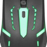 Мышь Defender Hit MB-601, игровая, оптическая, проводная, USB, черный [52601]