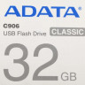 Флешка USB A-Data Classic C906 32ГБ, USB2.0, белый [ac906-32g-rwh]