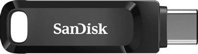 Флешка USB Sandisk Ultra Dual Drive Go 32ГБ, USB3.1, черный [sdddc3-032g-g46]
