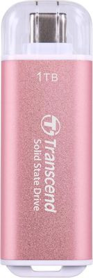 Внешний диск SSD Transcend ESD300 TS1TESD300P, 1ТБ, розовый